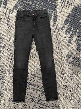 7 For All Mankind Women’s Skinny Jeans — Black